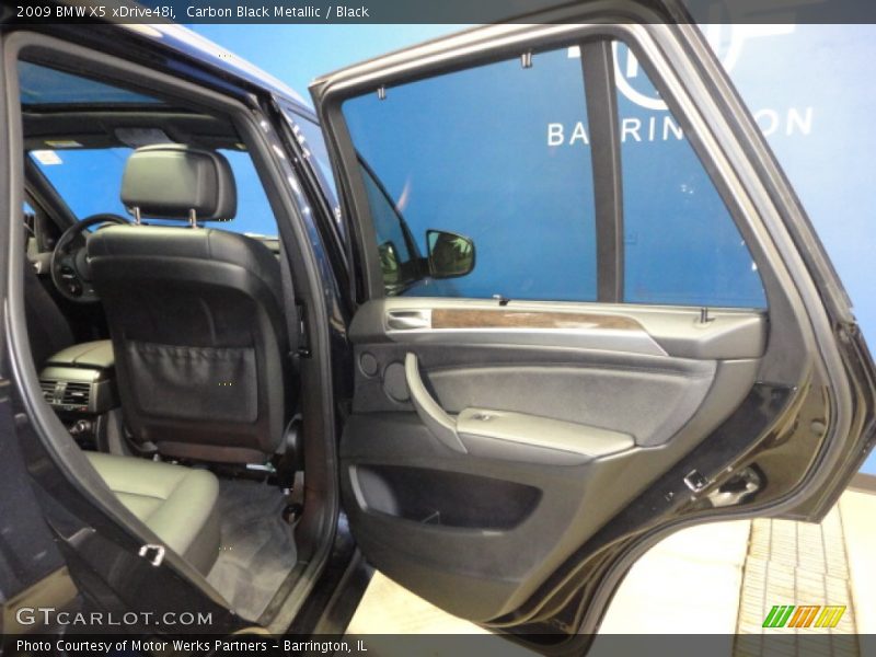 Carbon Black Metallic / Black 2009 BMW X5 xDrive48i