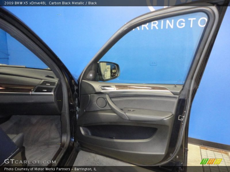 Carbon Black Metallic / Black 2009 BMW X5 xDrive48i