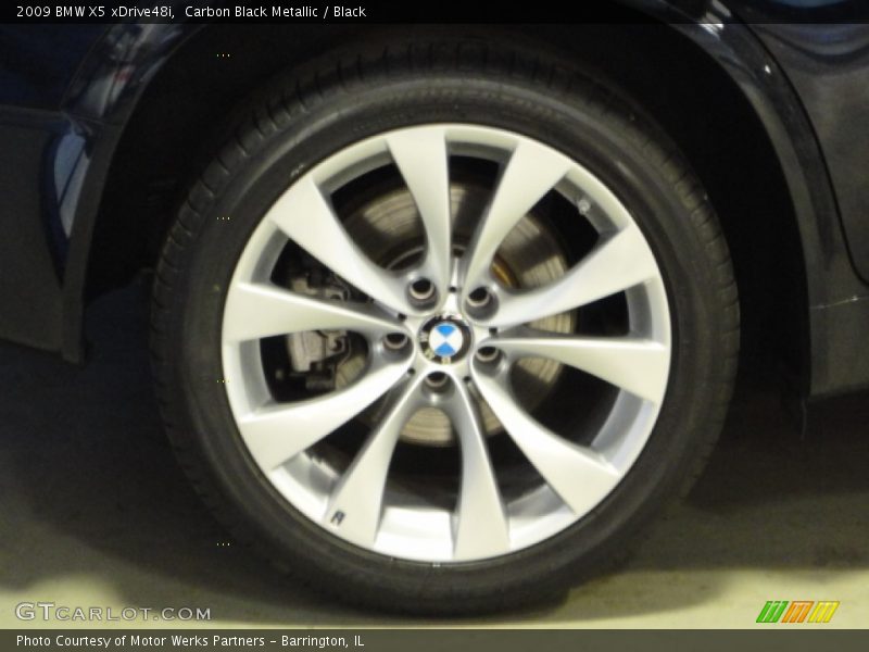 Carbon Black Metallic / Black 2009 BMW X5 xDrive48i