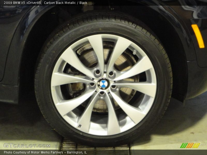 Carbon Black Metallic / Black 2009 BMW X5 xDrive48i