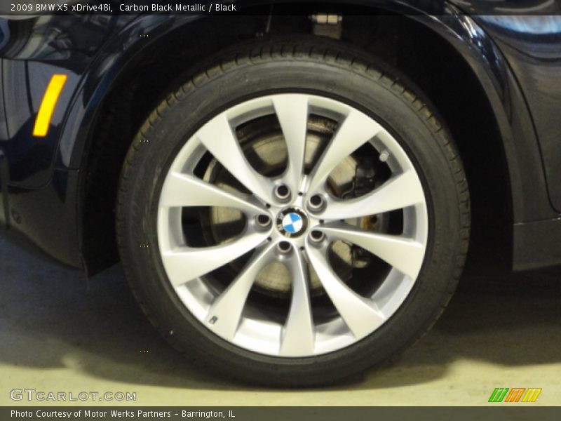 Carbon Black Metallic / Black 2009 BMW X5 xDrive48i