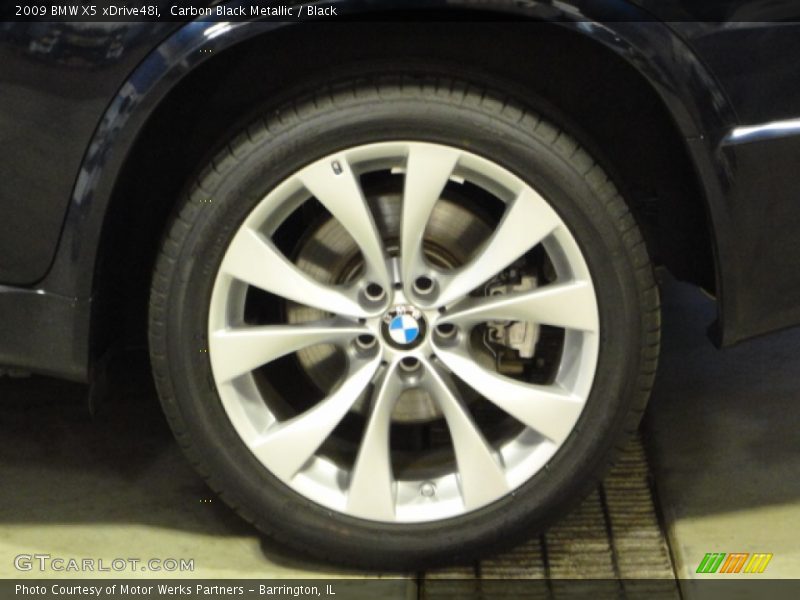 Carbon Black Metallic / Black 2009 BMW X5 xDrive48i