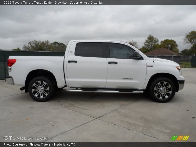 Super White / Graphite 2012 Toyota Tundra Texas Edition CrewMax