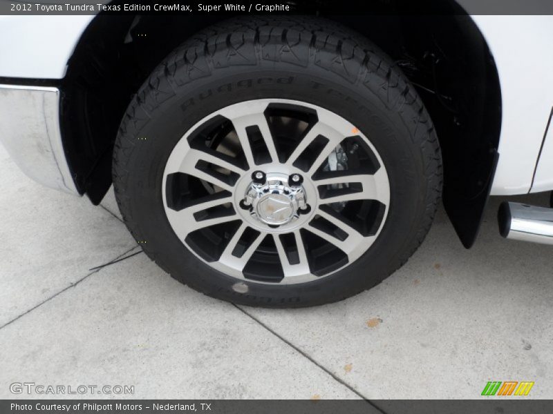 Super White / Graphite 2012 Toyota Tundra Texas Edition CrewMax