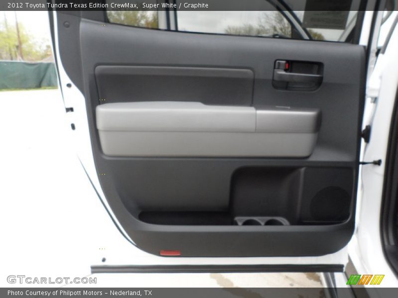 Super White / Graphite 2012 Toyota Tundra Texas Edition CrewMax