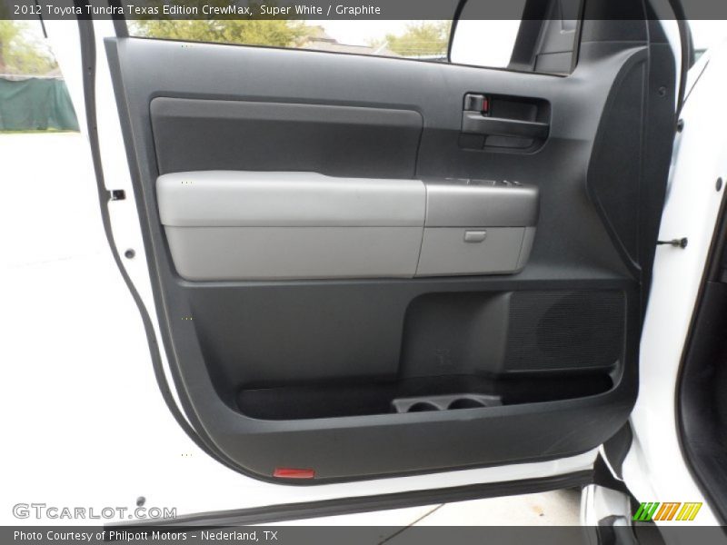 Super White / Graphite 2012 Toyota Tundra Texas Edition CrewMax