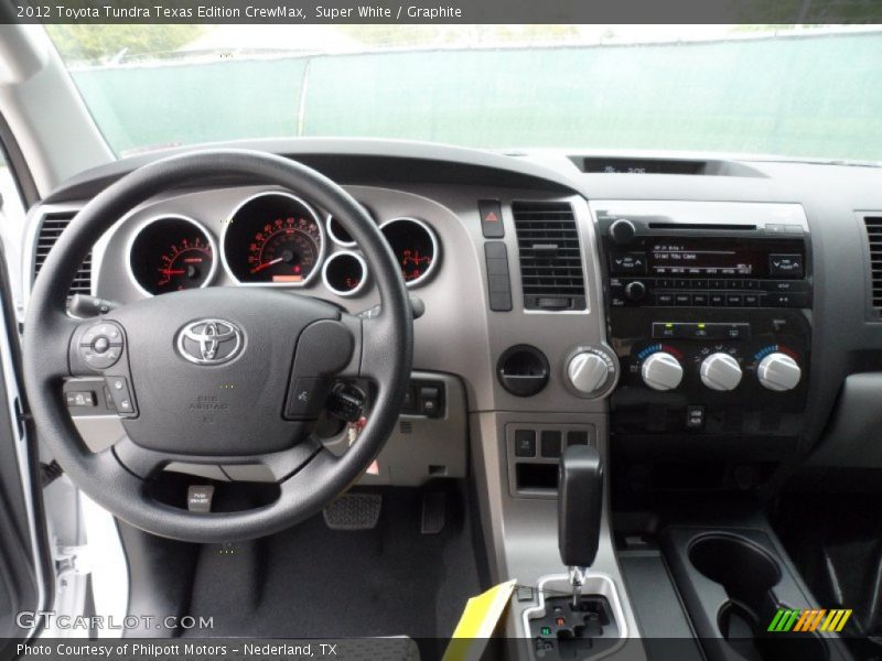 Super White / Graphite 2012 Toyota Tundra Texas Edition CrewMax