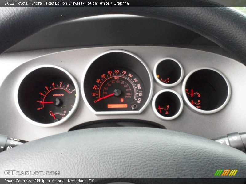 Super White / Graphite 2012 Toyota Tundra Texas Edition CrewMax