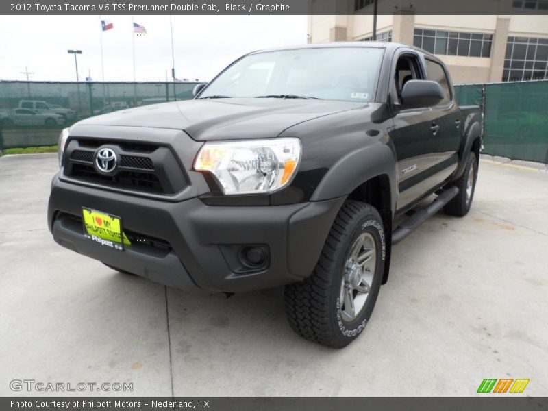 Black / Graphite 2012 Toyota Tacoma V6 TSS Prerunner Double Cab