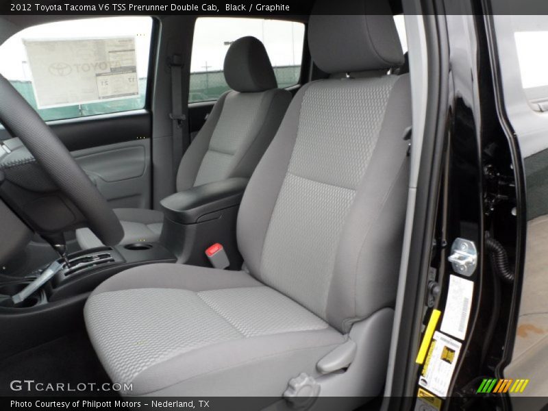 Front Seat of 2012 Tacoma V6 TSS Prerunner Double Cab