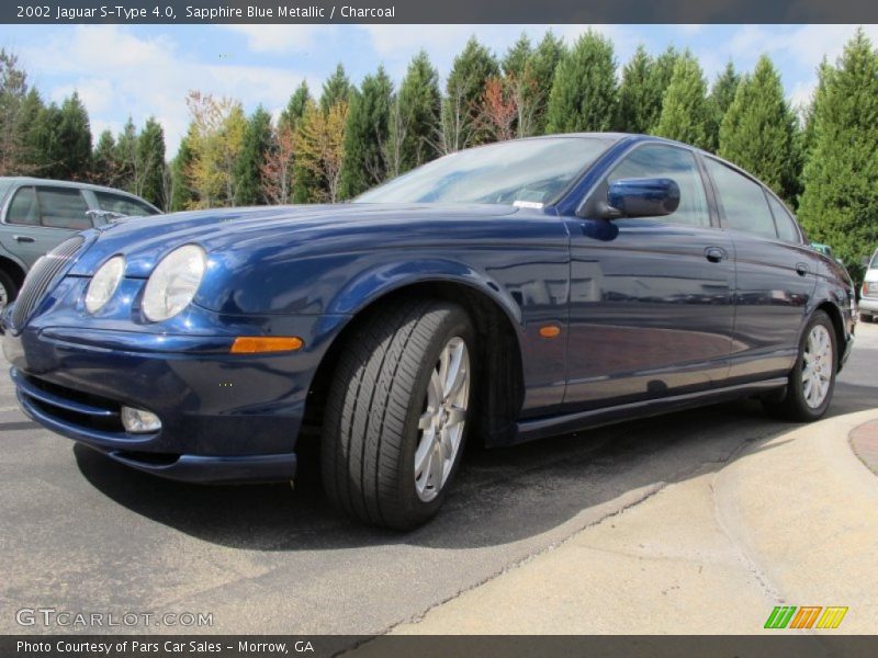 Sapphire Blue Metallic / Charcoal 2002 Jaguar S-Type 4.0