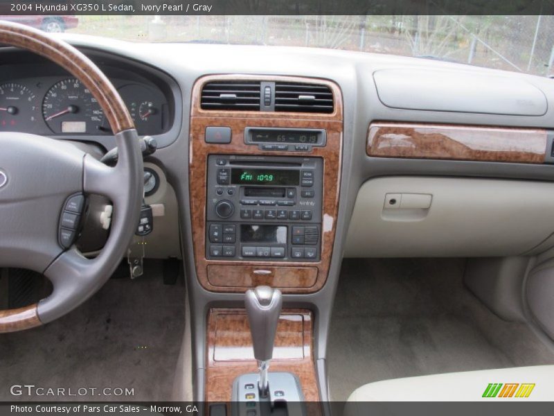 Ivory Pearl / Gray 2004 Hyundai XG350 L Sedan