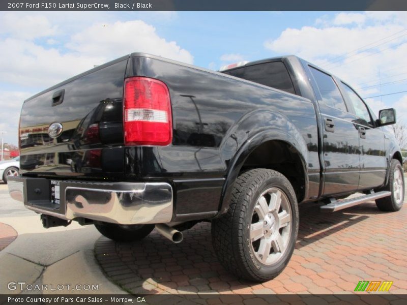 Black / Black 2007 Ford F150 Lariat SuperCrew