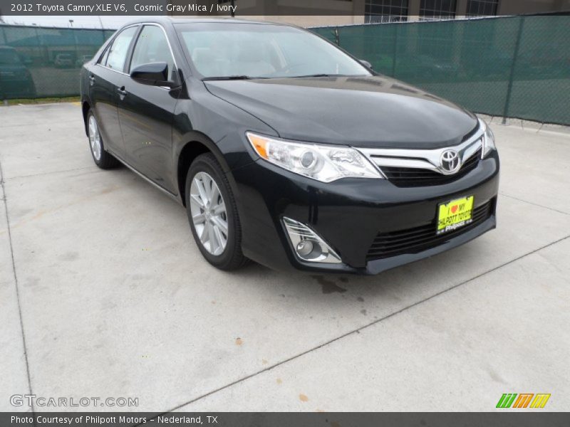 Cosmic Gray Mica / Ivory 2012 Toyota Camry XLE V6