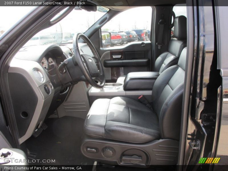 Black / Black 2007 Ford F150 Lariat SuperCrew