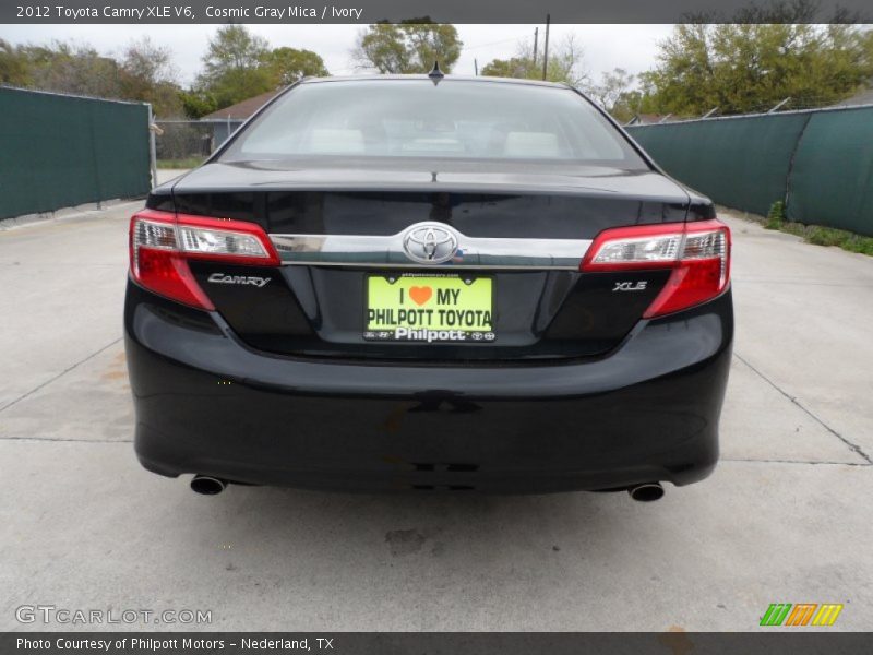Cosmic Gray Mica / Ivory 2012 Toyota Camry XLE V6