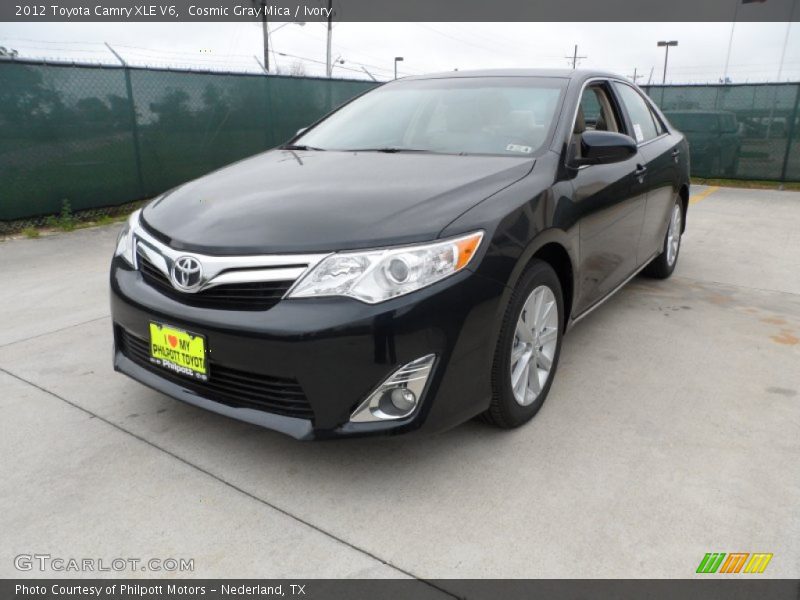 Cosmic Gray Mica / Ivory 2012 Toyota Camry XLE V6