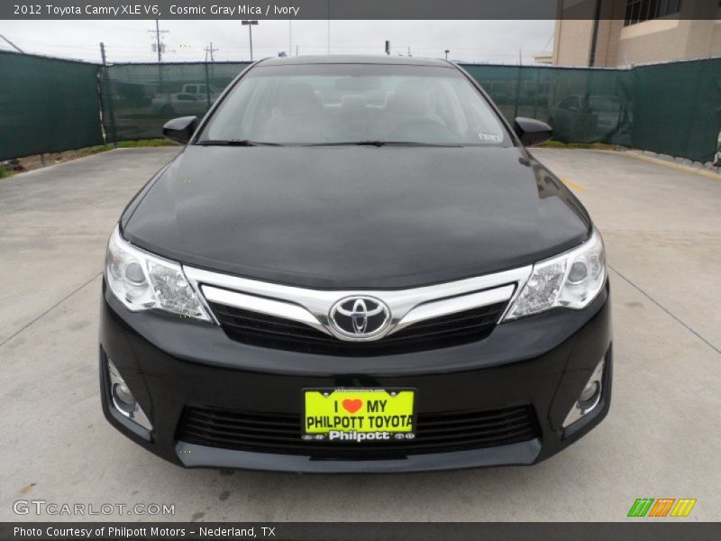 Cosmic Gray Mica / Ivory 2012 Toyota Camry XLE V6