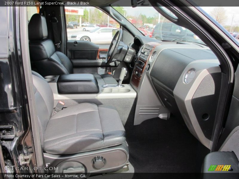Black / Black 2007 Ford F150 Lariat SuperCrew