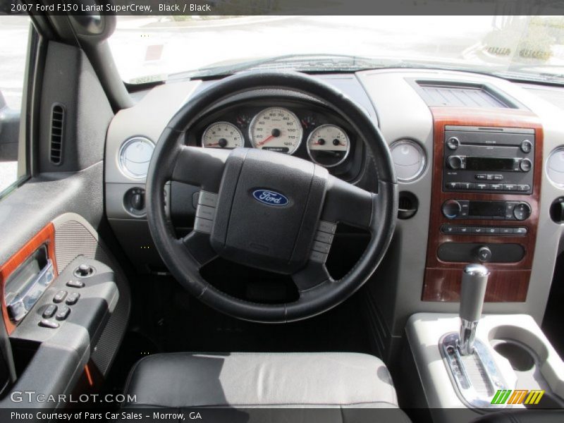 Black / Black 2007 Ford F150 Lariat SuperCrew