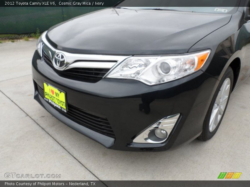 Cosmic Gray Mica / Ivory 2012 Toyota Camry XLE V6