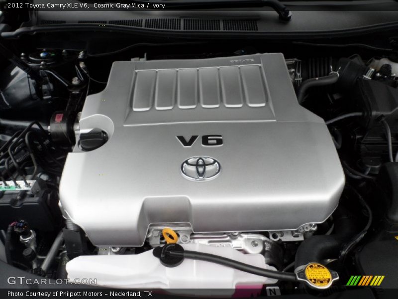 Cosmic Gray Mica / Ivory 2012 Toyota Camry XLE V6