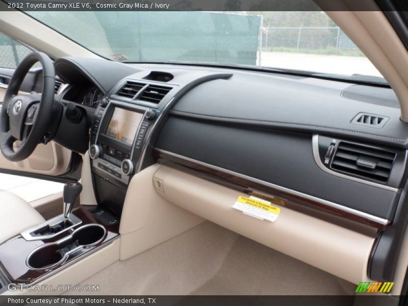Cosmic Gray Mica / Ivory 2012 Toyota Camry XLE V6