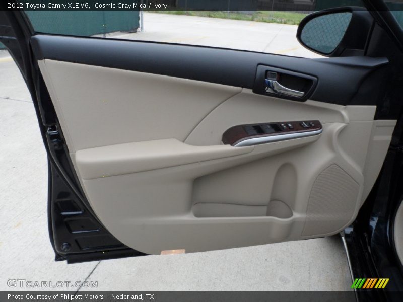 Cosmic Gray Mica / Ivory 2012 Toyota Camry XLE V6