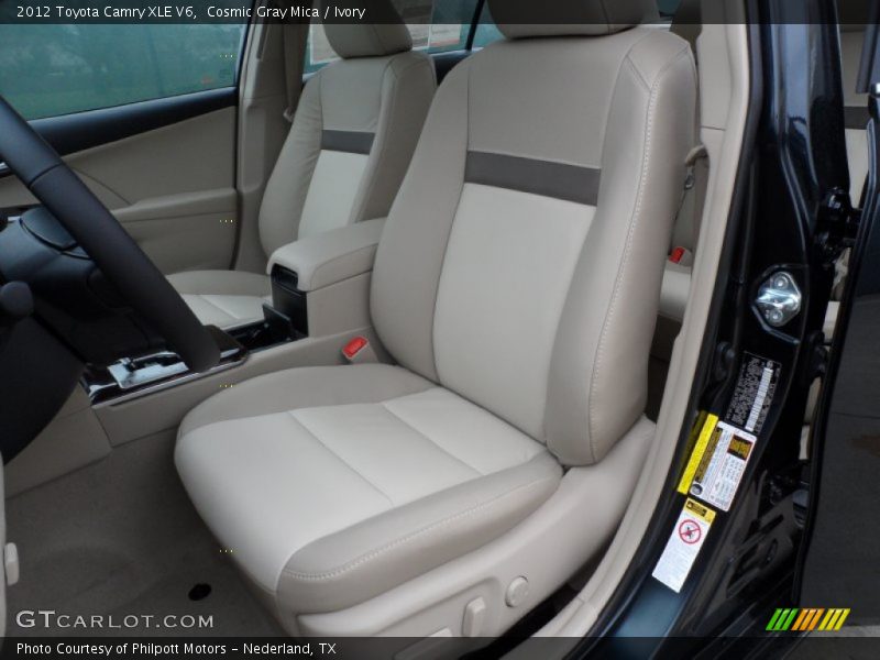 Cosmic Gray Mica / Ivory 2012 Toyota Camry XLE V6