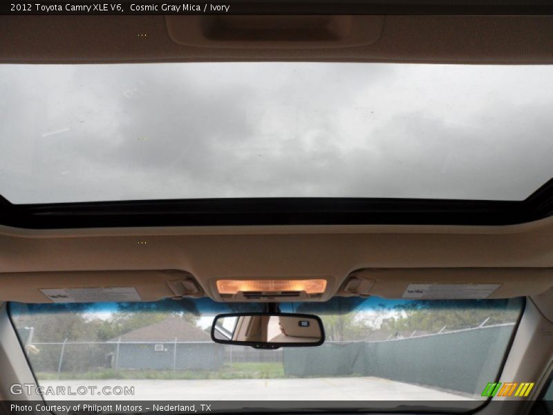 Cosmic Gray Mica / Ivory 2012 Toyota Camry XLE V6