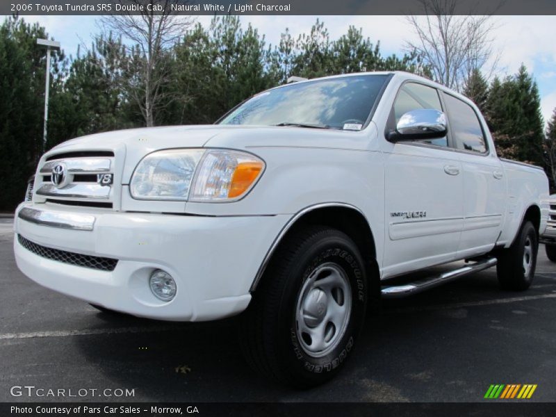 Natural White / Light Charcoal 2006 Toyota Tundra SR5 Double Cab
