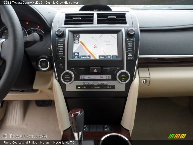 Cosmic Gray Mica / Ivory 2012 Toyota Camry XLE V6