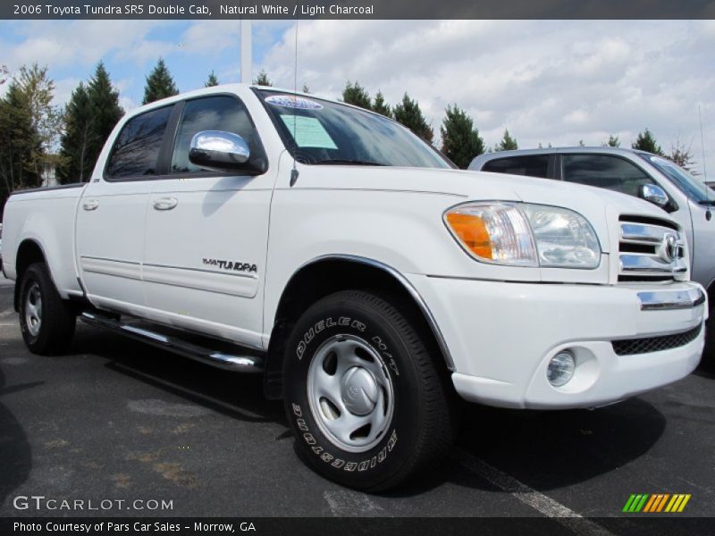 Natural White / Light Charcoal 2006 Toyota Tundra SR5 Double Cab