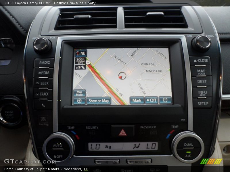 Cosmic Gray Mica / Ivory 2012 Toyota Camry XLE V6