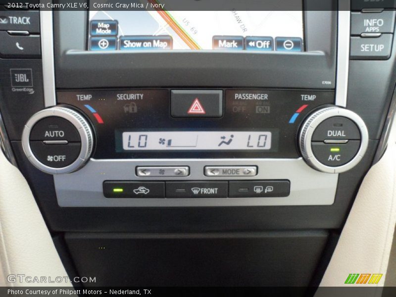 Cosmic Gray Mica / Ivory 2012 Toyota Camry XLE V6