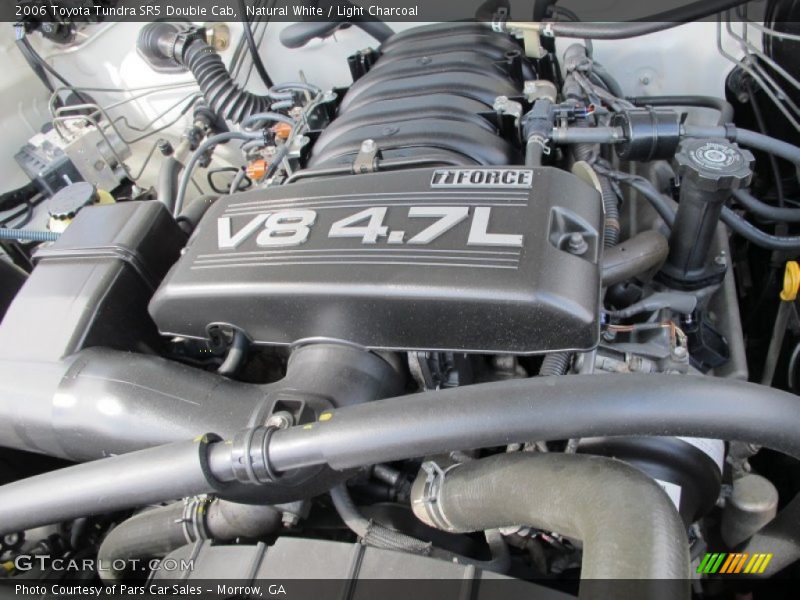 Natural White / Light Charcoal 2006 Toyota Tundra SR5 Double Cab