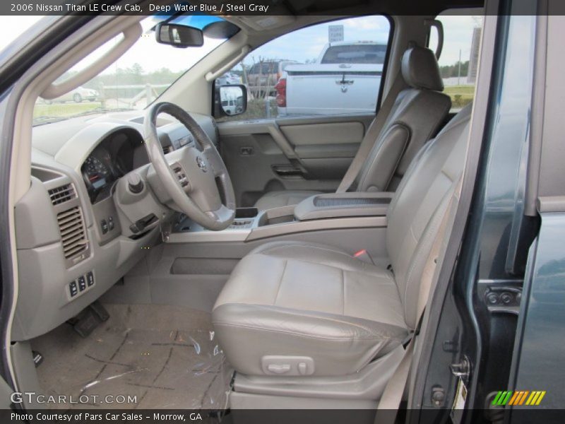  2006 Titan LE Crew Cab Steel Gray Interior