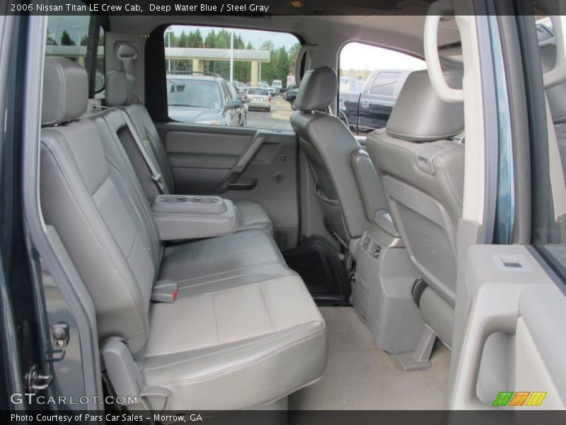 Deep Water Blue / Steel Gray 2006 Nissan Titan LE Crew Cab