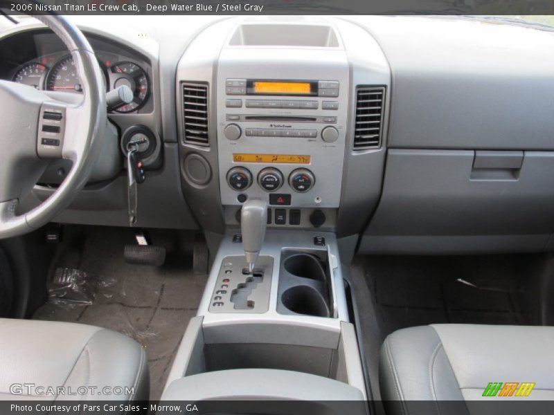 Deep Water Blue / Steel Gray 2006 Nissan Titan LE Crew Cab