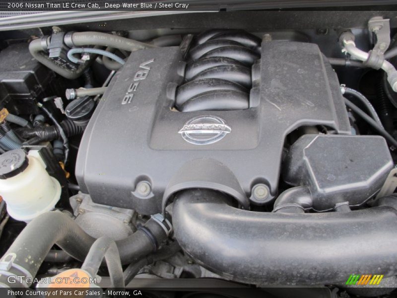 Deep Water Blue / Steel Gray 2006 Nissan Titan LE Crew Cab