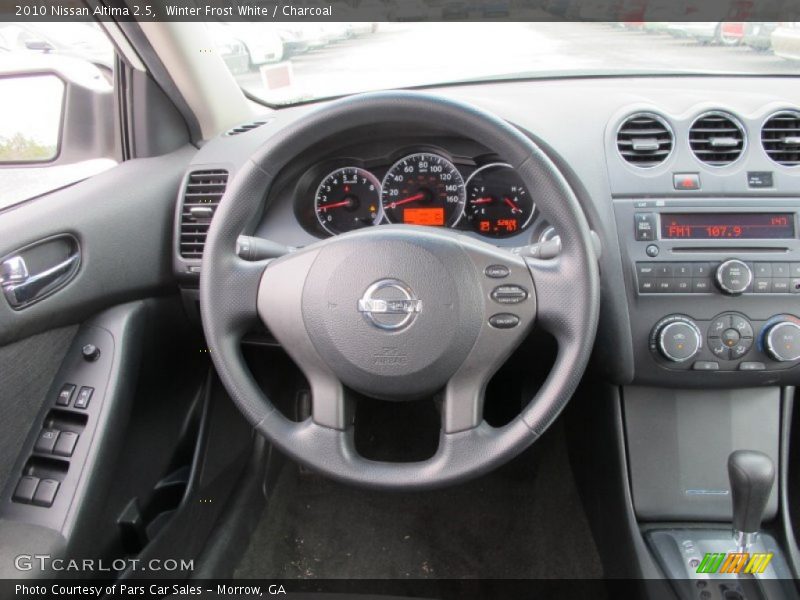 Winter Frost White / Charcoal 2010 Nissan Altima 2.5