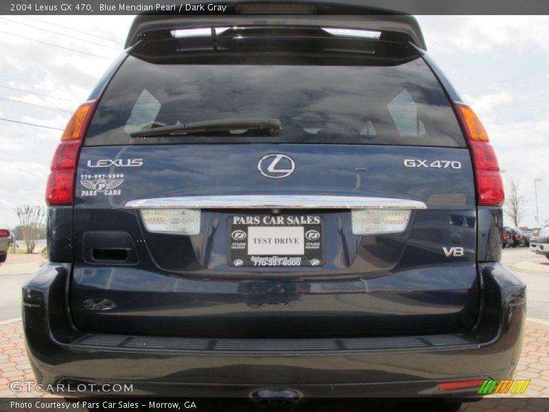 Blue Meridian Pearl / Dark Gray 2004 Lexus GX 470