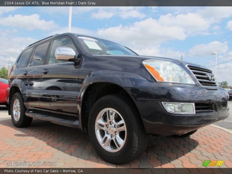 Blue Meridian Pearl / Dark Gray 2004 Lexus GX 470