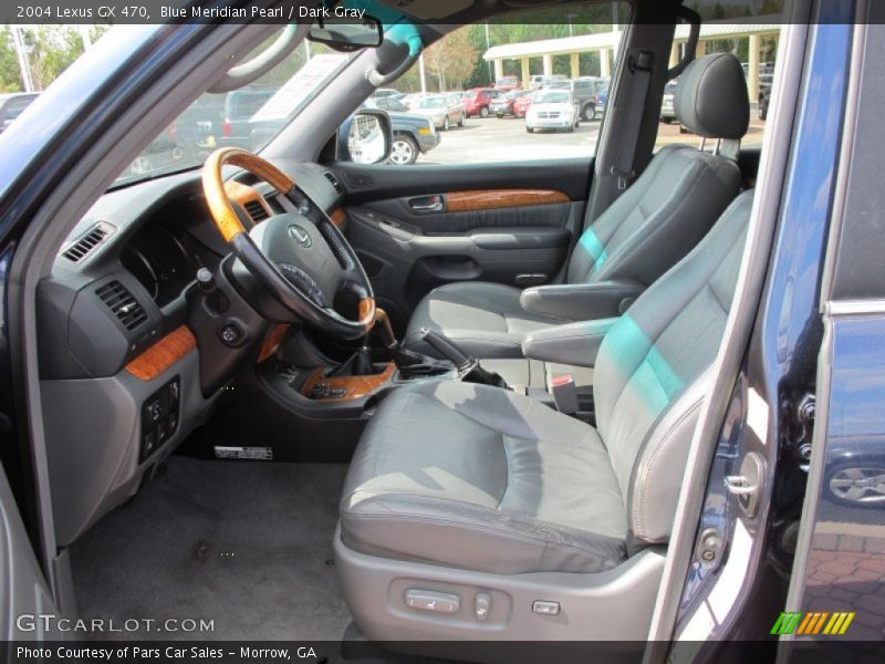 Blue Meridian Pearl / Dark Gray 2004 Lexus GX 470