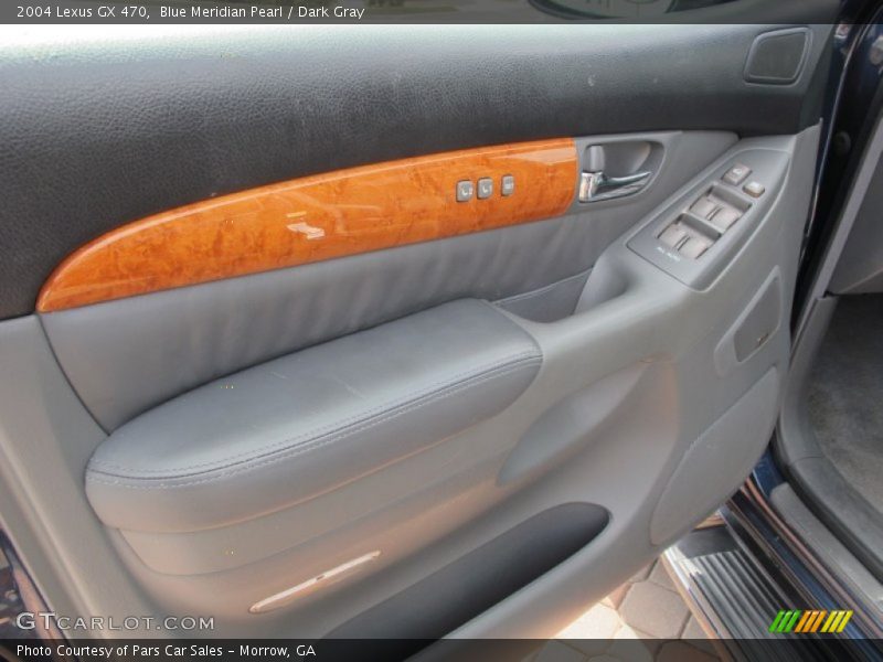 Blue Meridian Pearl / Dark Gray 2004 Lexus GX 470