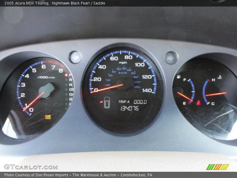 Nighthawk Black Pearl / Saddle 2005 Acura MDX Touring