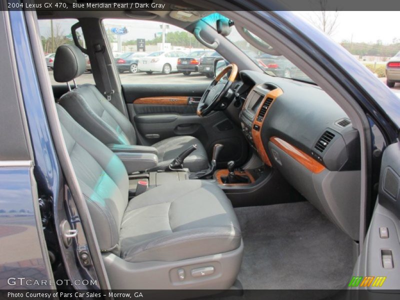 Blue Meridian Pearl / Dark Gray 2004 Lexus GX 470