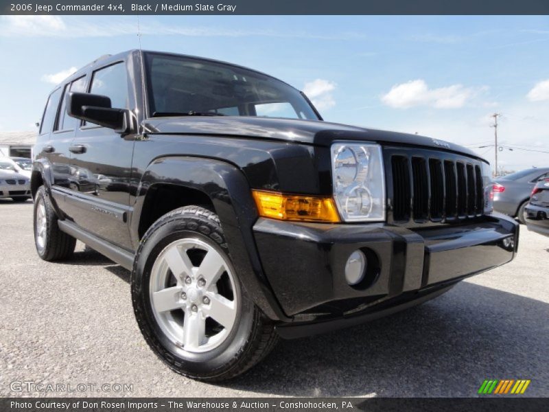 Black / Medium Slate Gray 2006 Jeep Commander 4x4