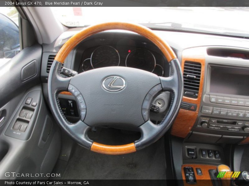 Blue Meridian Pearl / Dark Gray 2004 Lexus GX 470