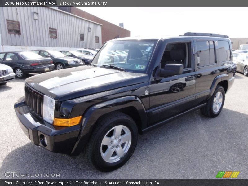 Black / Medium Slate Gray 2006 Jeep Commander 4x4